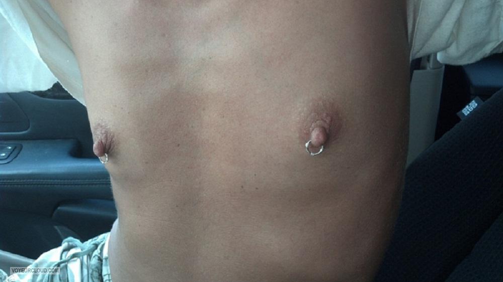 Very Small Tits Of A Friend With Both Nipples Pierced - Tiny N.